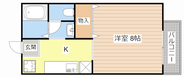 プランドール石部駅前の物件間取画像